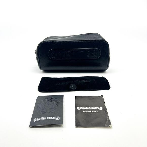 Men's Chrome Hearts Metal Aviator Dagger Sunglasses Red - Picture 9 of 9